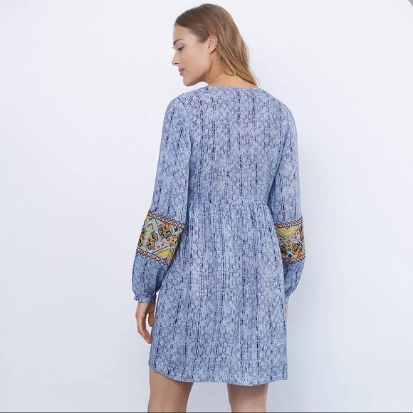 NWT Anthropologie Linne Embroidered Tunic Dress - Picture 5 of 13